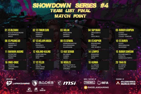 Ini Dia Keseruan Apex Showdown Series #4 Special Edition: Sampai 10 Game!
